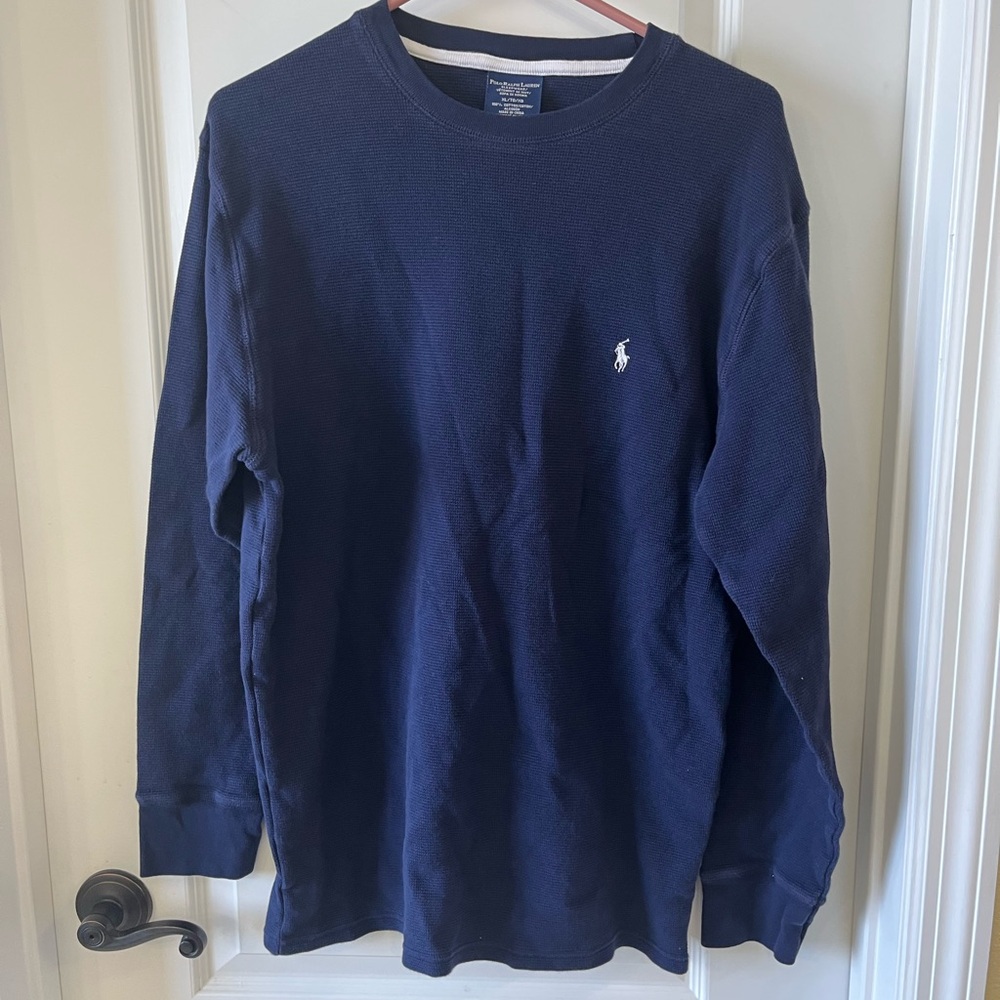 Polo Ralph Lauren Men’s XL Blue Thermal Top